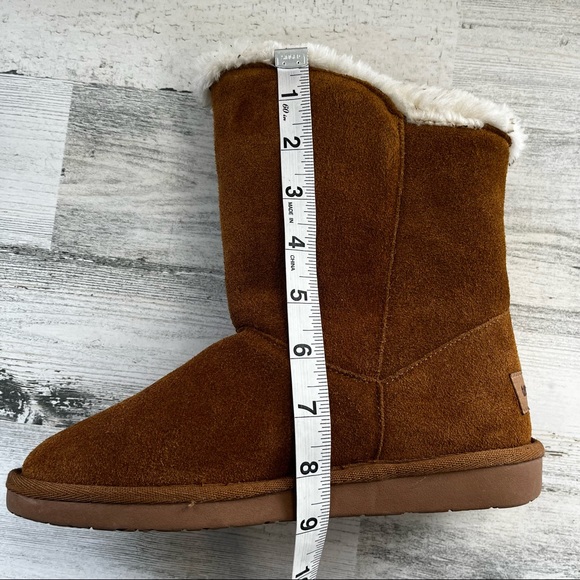 MINNETONKA Brown Suede Boots Size 6 - Picture 7 of 11